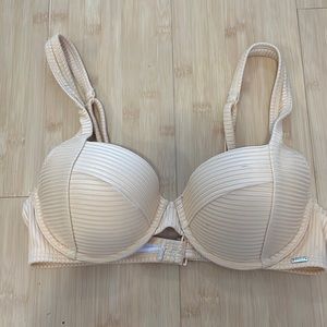 Victoria secret pink yellow push up swim top